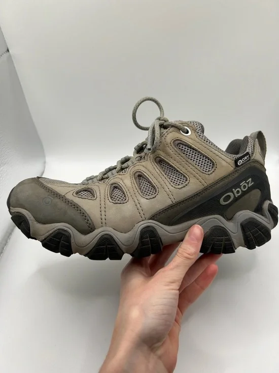 Oboz Women’s Size 8 Low B-Dry Hiking Boots Shoes Grey Outdoors Durable Comfort - Picture 9 of 11